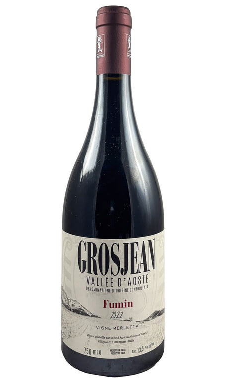 Bottle of Grosjean, Fumin Vigne Merletta Vallee d'Aoste, 2022 - Red Wine - Flatiron Wines & Spirits - New York