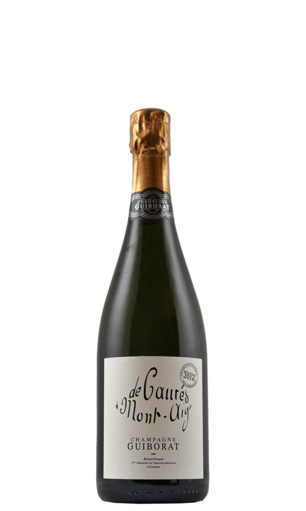 Bottle of Guiborat, Champagne Blanc de Blancs De Caures a Mont Aigu Grand Cru Extra Brut, 2016 - Sparkling Wine - Flatiron Wines & Spirits - New York