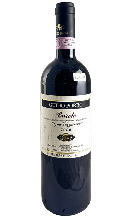 Bottle of Guido Porro, Barolo Lazzairasco, 2006 - Red Wine - Flatiron Wines & Spirits - New York