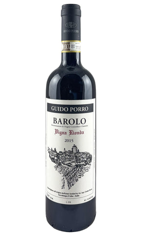 Bottle of Guido Porro, Barolo Vigna Rionda, 2015 - Red Wine - Flatiron Wines & Spirits - New York