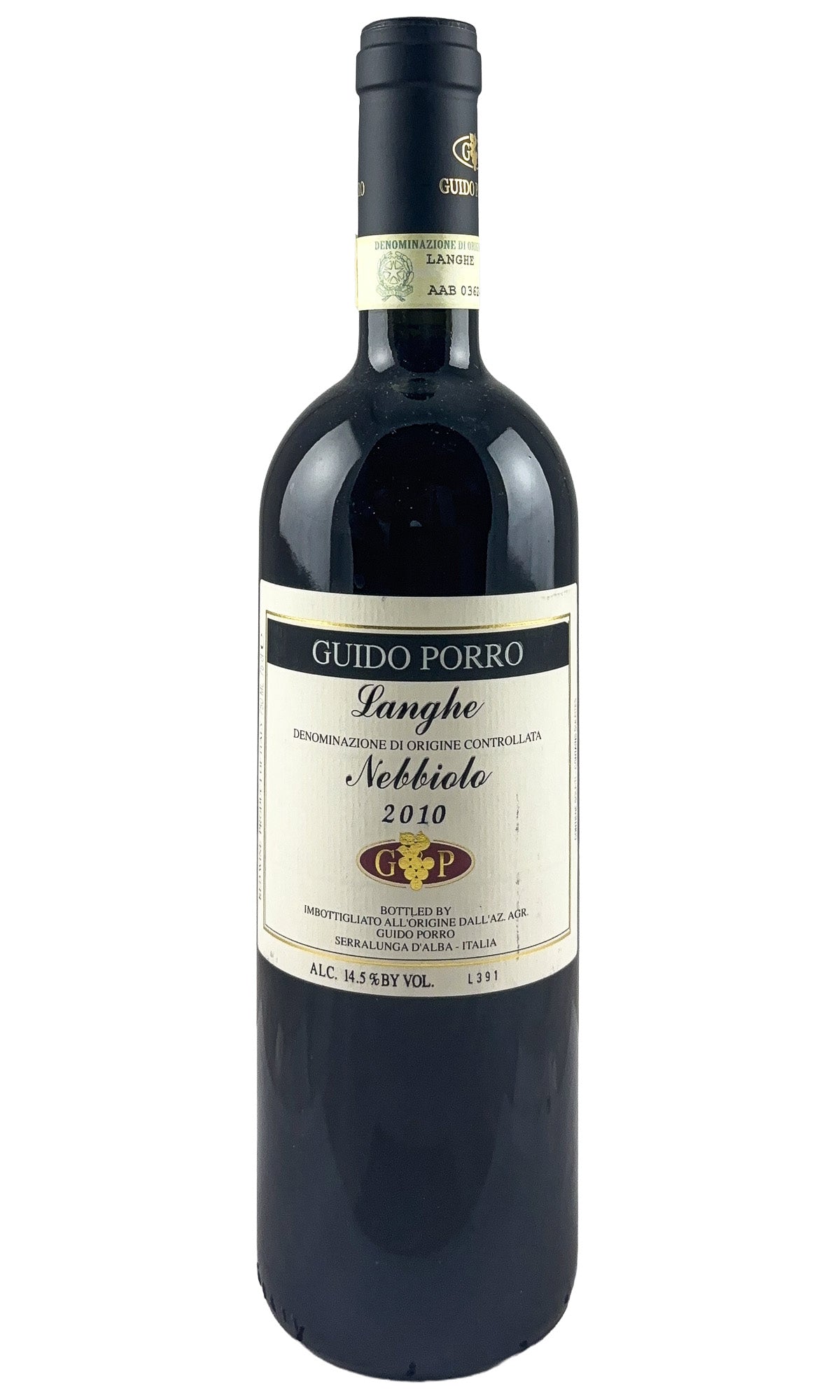 Bottle of Guido Porro, Langhe Nebbiolo, 2010 - Red Wine - Flatiron Wines & Spirits - New York