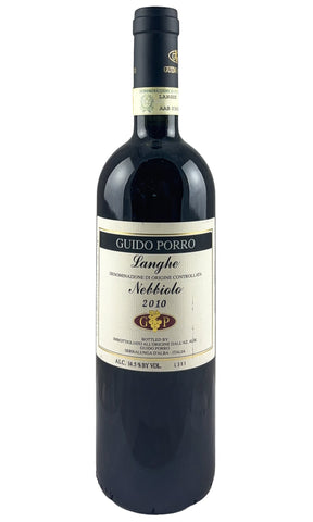 Bottle of Guido Porro, Langhe Nebbiolo, 2010 - Red Wine - Flatiron Wines & Spirits - New York