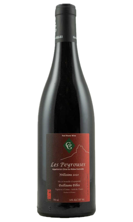 Bottle of Guillaume Gilles, Les Peyrouses Vin de France Rouge, 2020 - Red Wine - Flatiron Wines & Spirits - New York