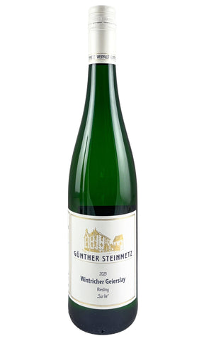 Bottle of Gunther Steinmetz, Riesling Wintricher Geierslay "Sur Lie", 2023 - White Wine - Flatiron Wines & Spirits - New York