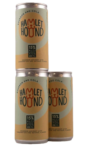 Bottle of Hamlet Hound, Bourbon-and-Cola Cocktail-in-a-Can, NV (250ml) - Spirit - Flatiron Wines & Spirits - New York