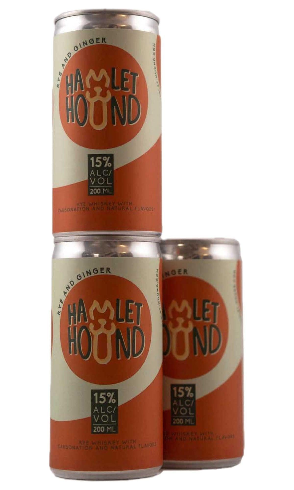 Bottle of Hamlet Hound, Whiskey-and-Ginger Beer Cocktail-in-a-Can, NV (250ml) - Spirit - Flatiron Wines & Spirits - New York