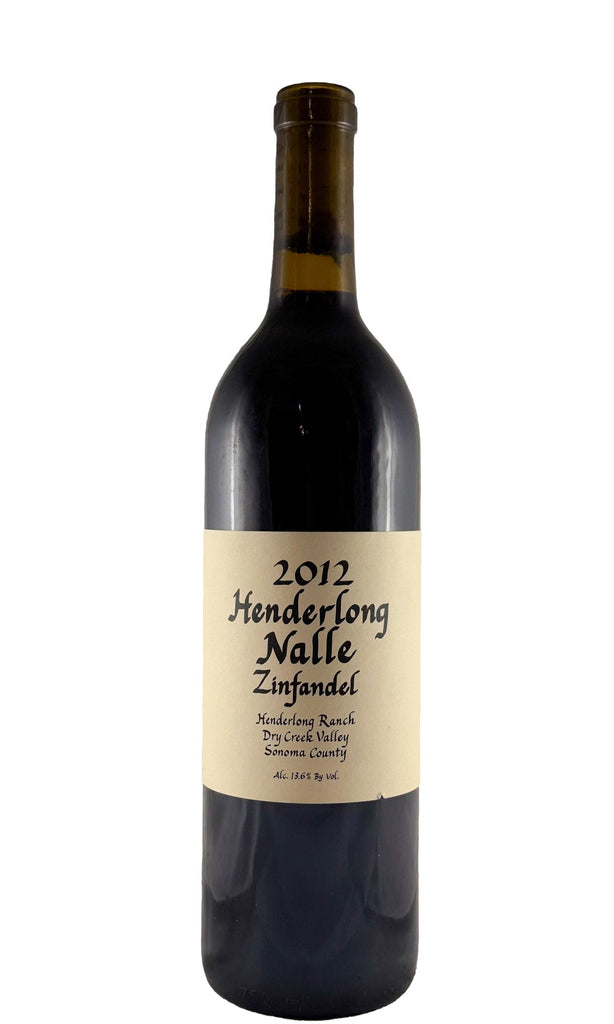 Bottle of Henderlong Nalle, Zinfandel Sonoma County Henderlong Ranch, 2012 - Red Wine - Flatiron Wines & Spirits - New York