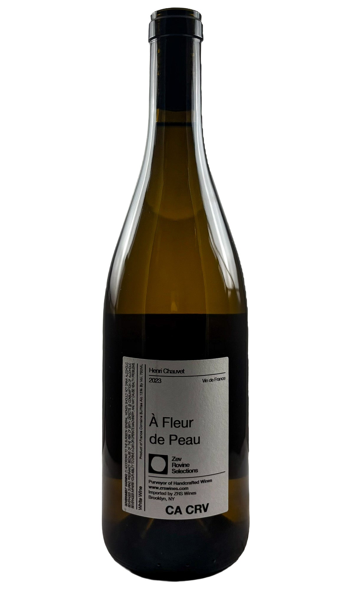 Bottle of Henri Chauvet, A Fleur de Peau Cotes d`Auvergne White, 2023 - White Wine - Flatiron Wines & Spirits - New York