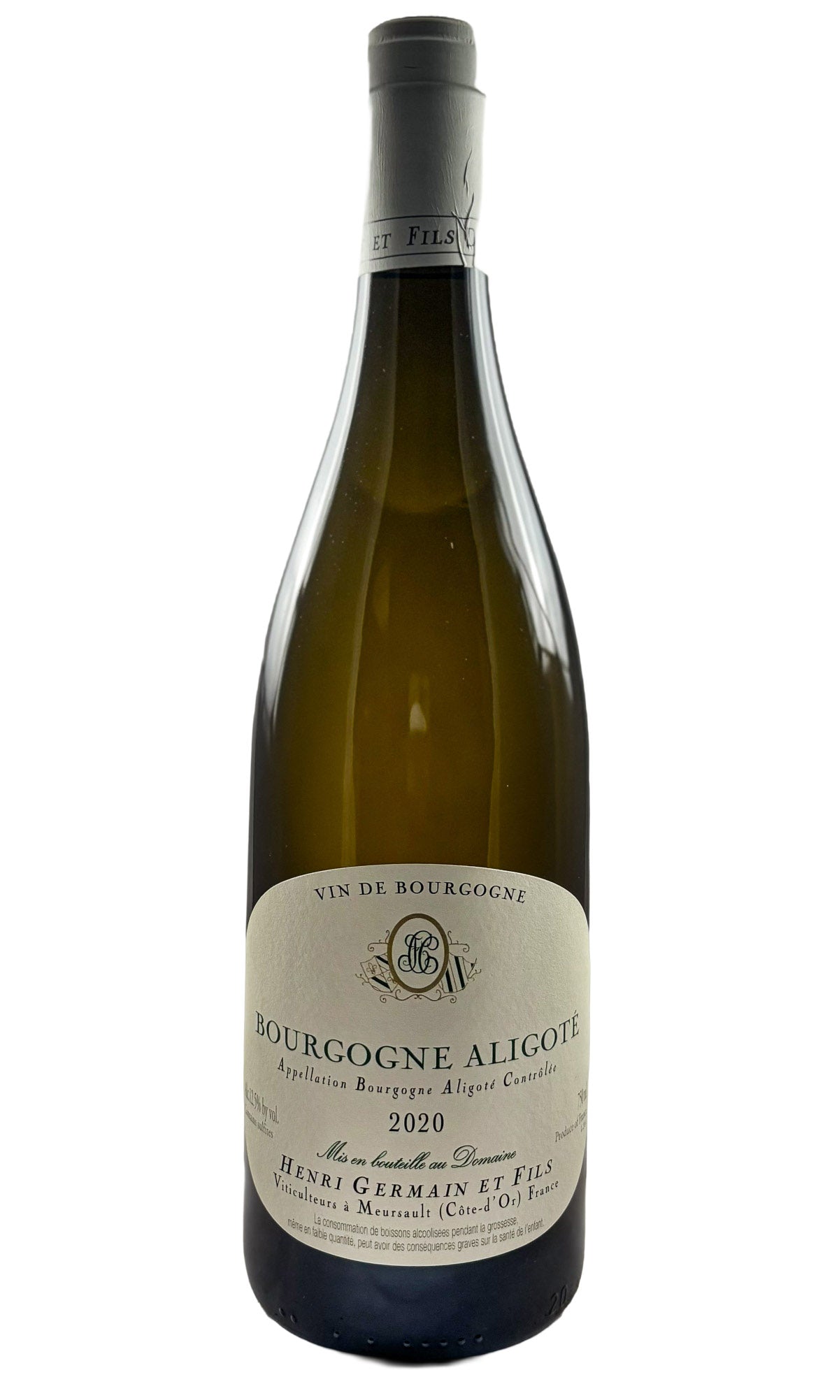 Bottle of Henri Germain, Bourgogne Aligote, 2020 - White Wine - Flatiron Wines & Spirits - New York