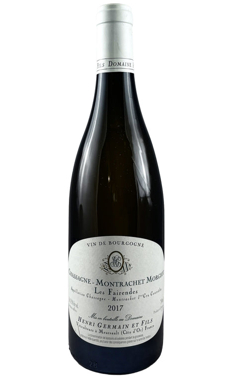 Bottle of Henri Germain, Chassagne Montrachet Morgeot, Les Fairendes, 2017 - White Wine - Flatiron Wines & Spirits - New York