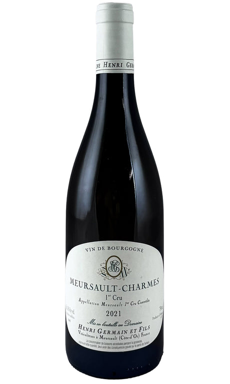 Bottle of Henri Germain, Meursault 1er Cru Charmes, 2021 - White Wine - Flatiron Wines & Spirits - New York
