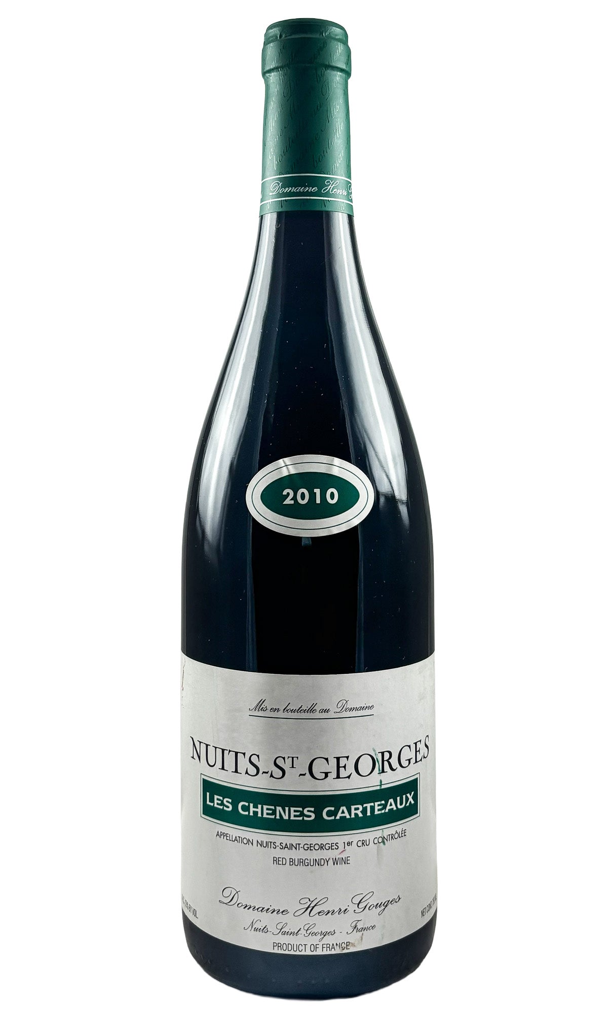 Bottle of Henri Gouges, Nuits-Saint-Georges 1er Cru Les Chenes Carteaux, 2010 - Red Wine - Flatiron Wines & Spirits - New York