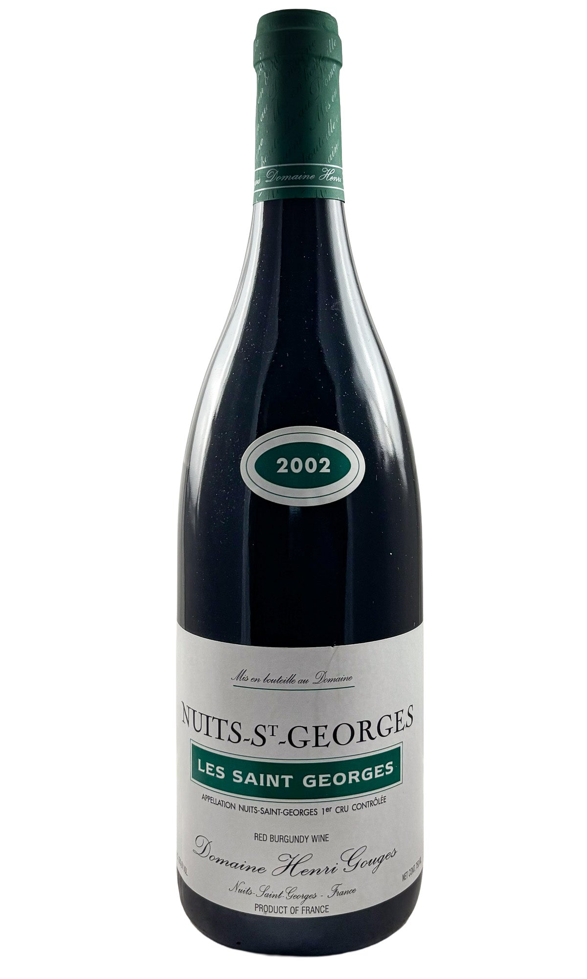 Bottle of Henri Gouges, Nuits Saint Georges 1er Cru Les Saint Georges, 2002 - Red Wine - Flatiron Wines & Spirits - New York