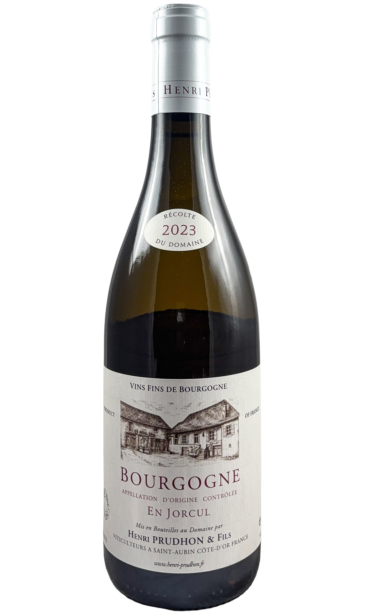 Bottle of Henri Prudhon, Bourgogne Blanc En Jorcul, 2023 - White Wine - Flatiron Wines & Spirits - New York