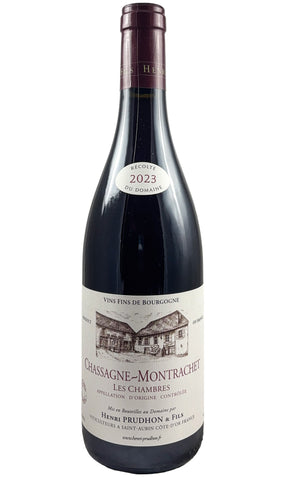 Bottle of Henri Prudhon, Chassagne-Montrachet Rouge Les Chambres, 2023 - Red Wine - Flatiron Wines & Spirits - New York