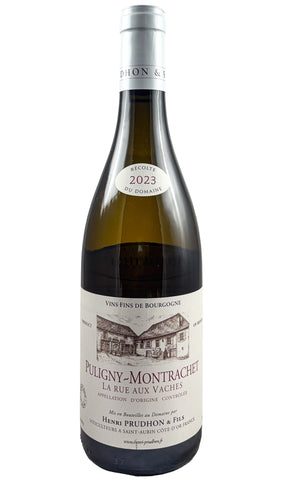 Bottle of Henri Prudhon, Puligny Montrachet La Rue aux Vaches, 2023 - White Wine - Flatiron Wines & Spirits - New York