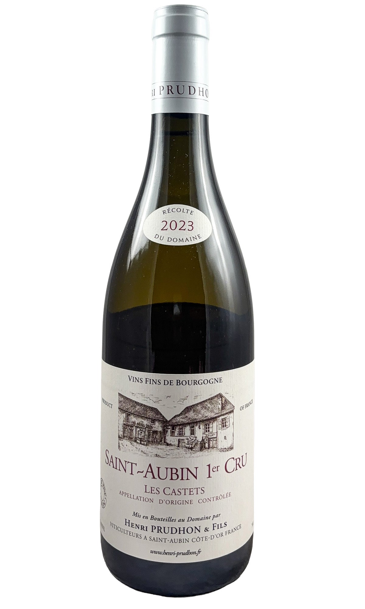 Bottle of Henri Prudhon, Saint-Aubin Blanc 1er Cru Les Castets, 2023 - White Wine - Flatiron Wines & Spirits - New York