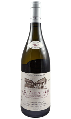 Bottle of Henri Prudhon, Saint-Aubin Blanc 1er Cru Les Murgers des Dents de Chien, 2023 - White Wine - Flatiron Wines & Spirits - New York