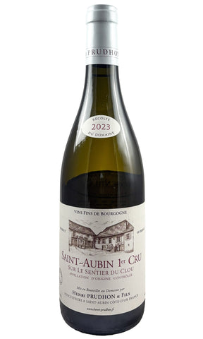 Bottle of Henri Prudhon, Saint-Aubin Blanc 1er Cru Sur le Sentier du Clou, 2023 - White Wine - Flatiron Wines & Spirits - New York
