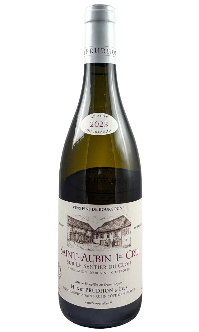 Bottle of Henri Prudhon, Saint-Aubin Blanc 1er Cru Sur le Sentier du Clou, 2023 - White Wine - Flatiron Wines & Spirits - New York