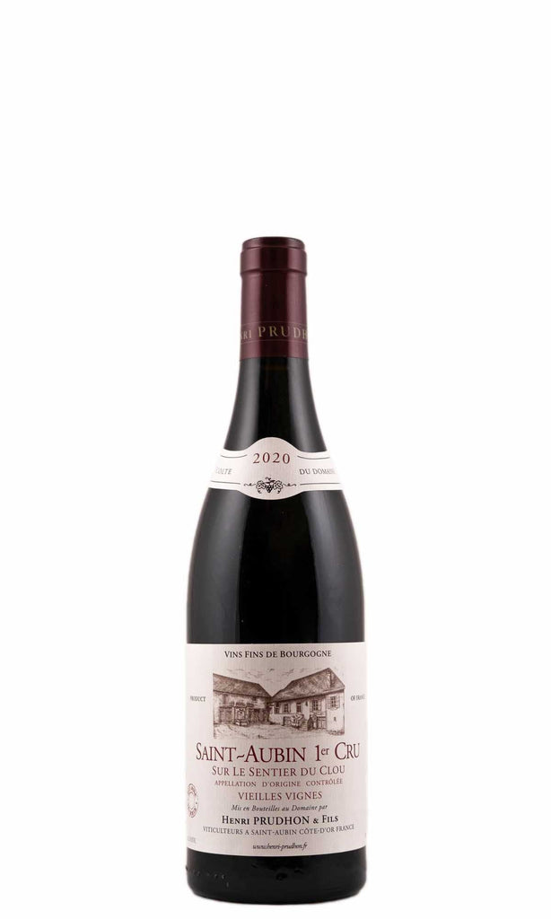 Bottle of Henri Prudhon, Saint-Aubin Rouge 1er Cru Sur le Sentier du Clou Vieilles Vignes, 2020 - Red Wine - Flatiron Wines & Spirits - New York