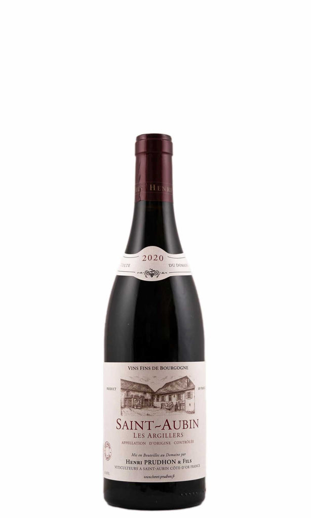 Bottle of Henri Prudhon, Saint-Aubin Rouge Les Argillers, 2020 - Red Wine - Flatiron Wines & Spirits - New York