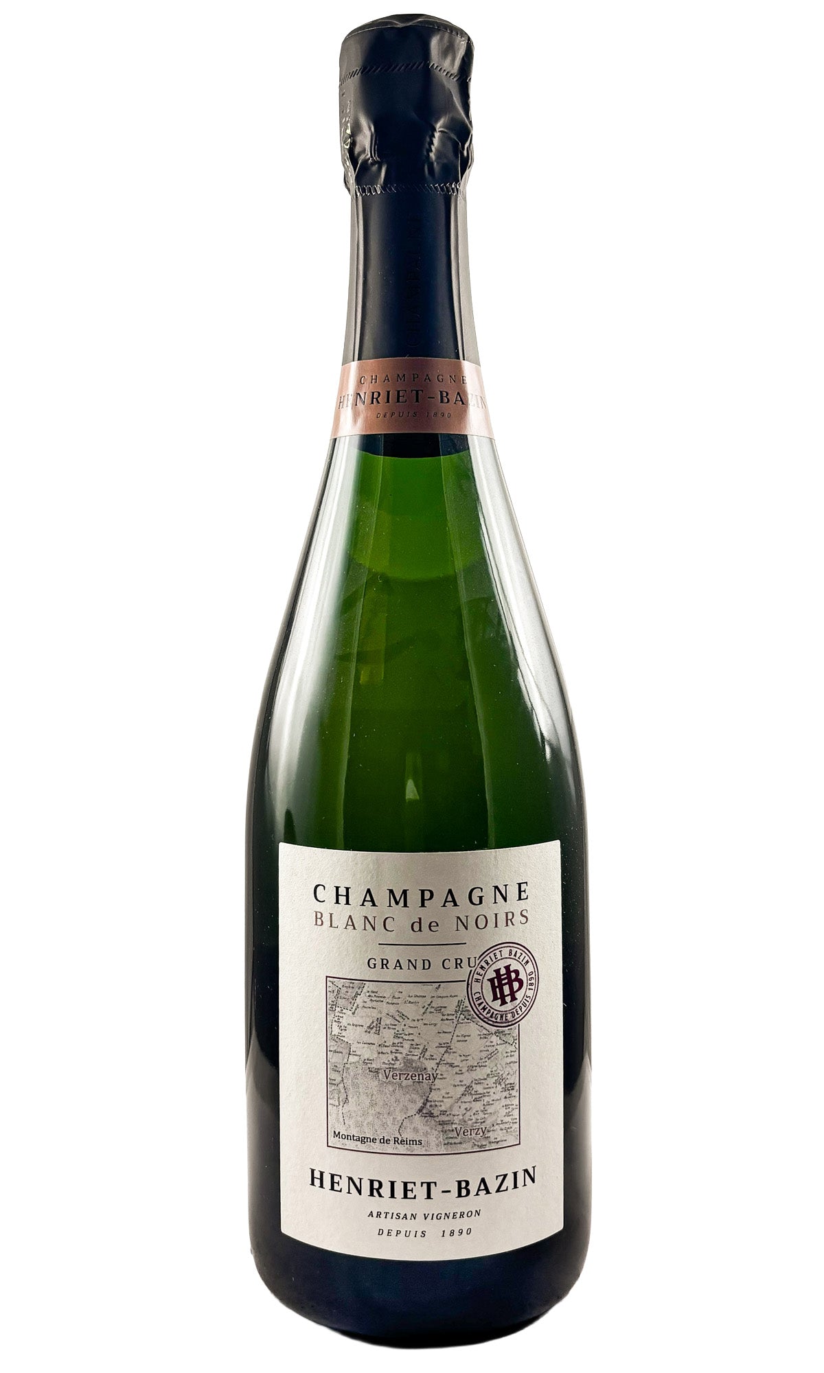 Bottle of Henriet-Bazin, Champagne Blanc de Noirs Extra Brut Grand Cru, NV - Sparkling Wine - Flatiron Wines & Spirits - New York
