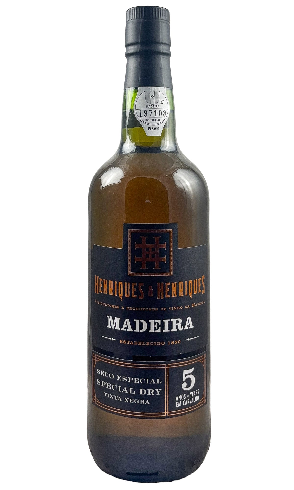 Bottle of Henriques & Henriques, 5 Year Old Madeira Seco Especial, NV - Fortified Wine - Flatiron Wines & Spirits - New York