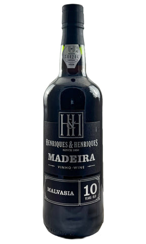 Bottle of Henriques & Henriques, Madeira 10 Year Old Malvasia, NV - Fortified Wine - Flatiron Wines & Spirits - New York