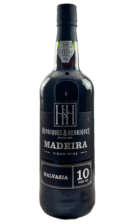 Bottle of Henriques & Henriques, Madeira 10 Year Old Malvasia, NV - Fortified Wine - Flatiron Wines & Spirits - New York