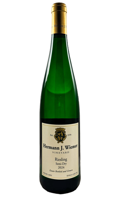 Bottle of Hermann J Wiemer, Riesling Semi-Dry, 2024 - White Wine - Flatiron Wines & Spirits - New York