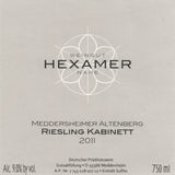 Bottle of Hexamer, Meddersheimer Altenberg Riesling Kabinett, 2024 (Pre-Arrival, ETA Late Fall 2026) - White Wine - Flatiron Wines & Spirits - New York