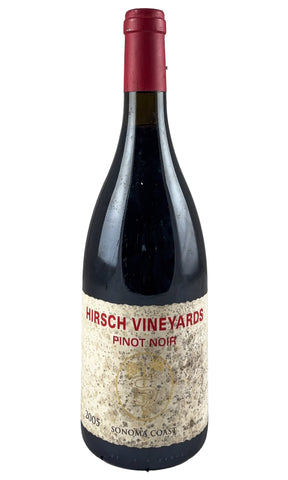 Bottle of Hirsch Vineyards, Sonoma Coast Pinot Noir, 2005 - Red Wine - Flatiron Wines & Spirits - New York