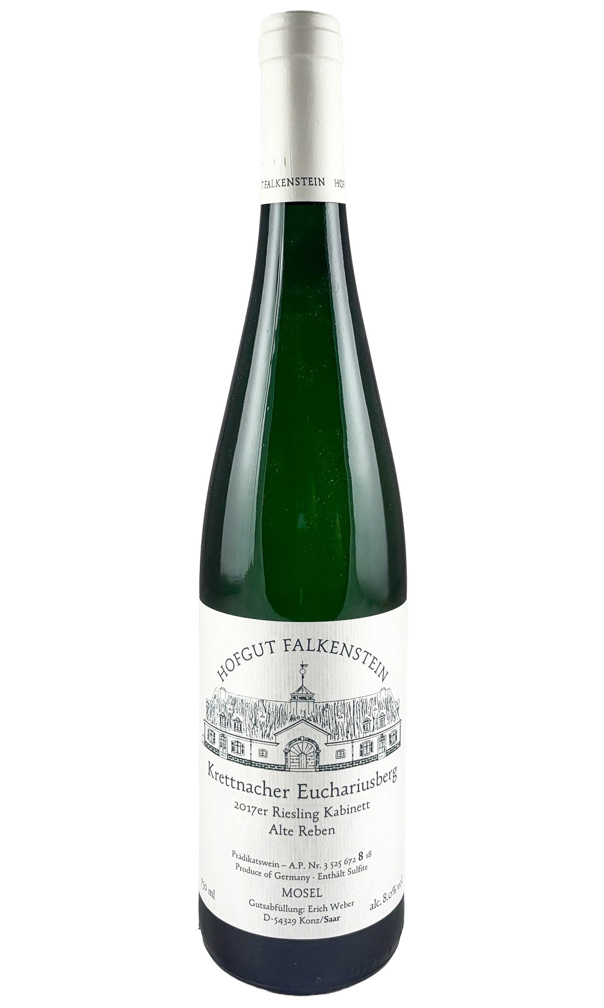 Bottle of Hofgut Falkenstein, Krettnacher Euchariusberg Kabinett Alte Reben AP #8, 2017 - White Wine - Flatiron Wines & Spirits - New York