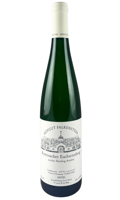 Bottle of Hofgut Falkenstein, Krettnacher Euchariusberg Riesling Auslese AP #5, 2016 - White Wine - Flatiron Wines & Spirits - New York