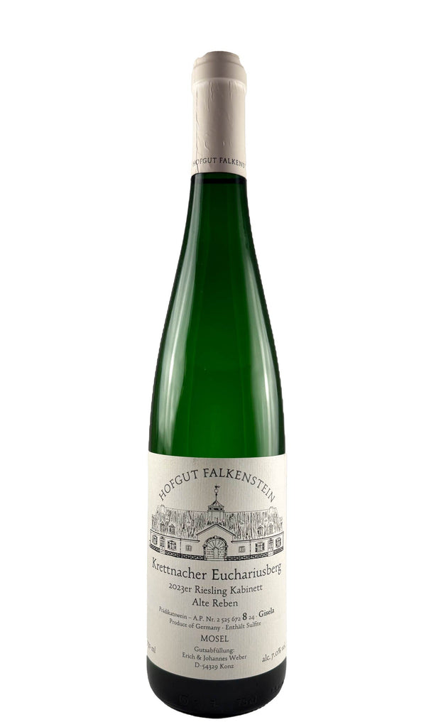 Bottle of Hofgut Falkenstein, Krettnacher Euchariusberg Riesling Kabinett "Alte Reben" Gisela AP-8, 2023 - White Wine - Flatiron Wines & Spirits - New York