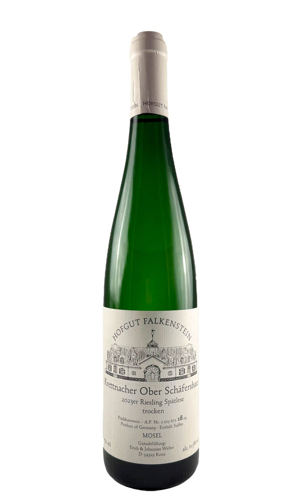 Bottle of Hofgut Falkenstein, Krettnacher Ober Schafershaus Riesling Spatlese Trocken Lorenz Manni AP-18, 2023 - White Wine - Flatiron Wines & Spirits - New York