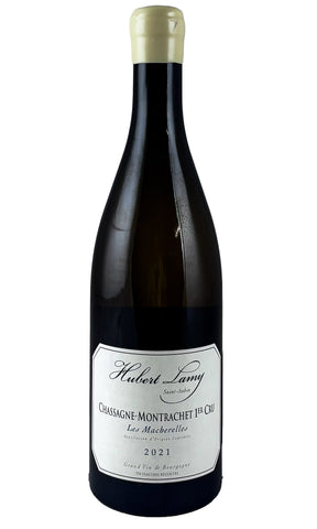 Bottle of Hubert Lamy, Chassagne-Montrachet 1er Cru Les Macherelles, 2021 - White Wine - Flatiron Wines & Spirits - New York