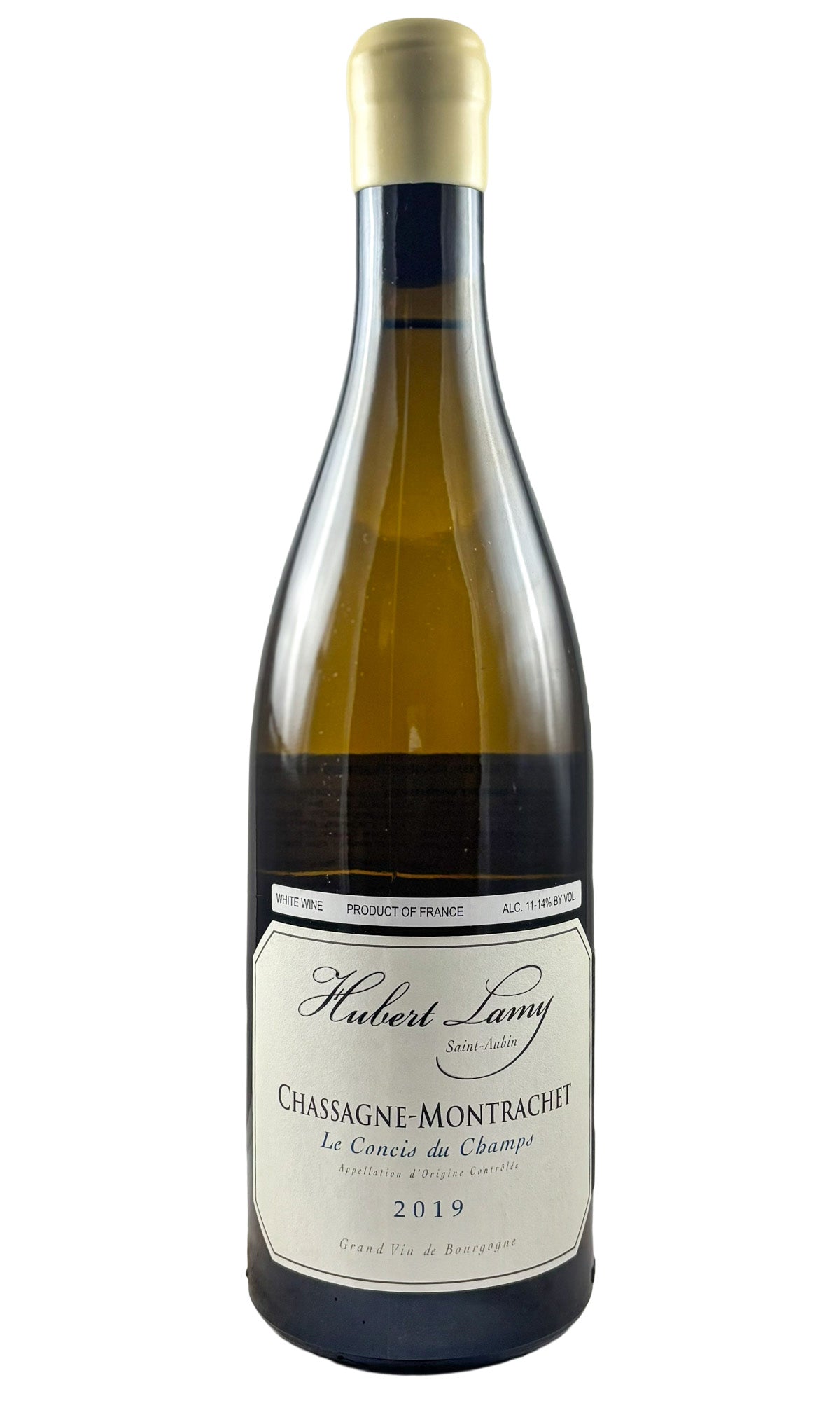 Bottle of Hubert Lamy, Chassagne Montrachet Le Concis du Champs, 2019 - White Wine - Flatiron Wines & Spirits - New York