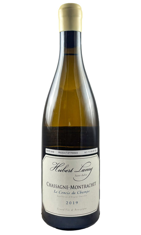 Bottle of Hubert Lamy, Chassagne Montrachet Le Concis du Champs, 2019 - White Wine - Flatiron Wines & Spirits - New York