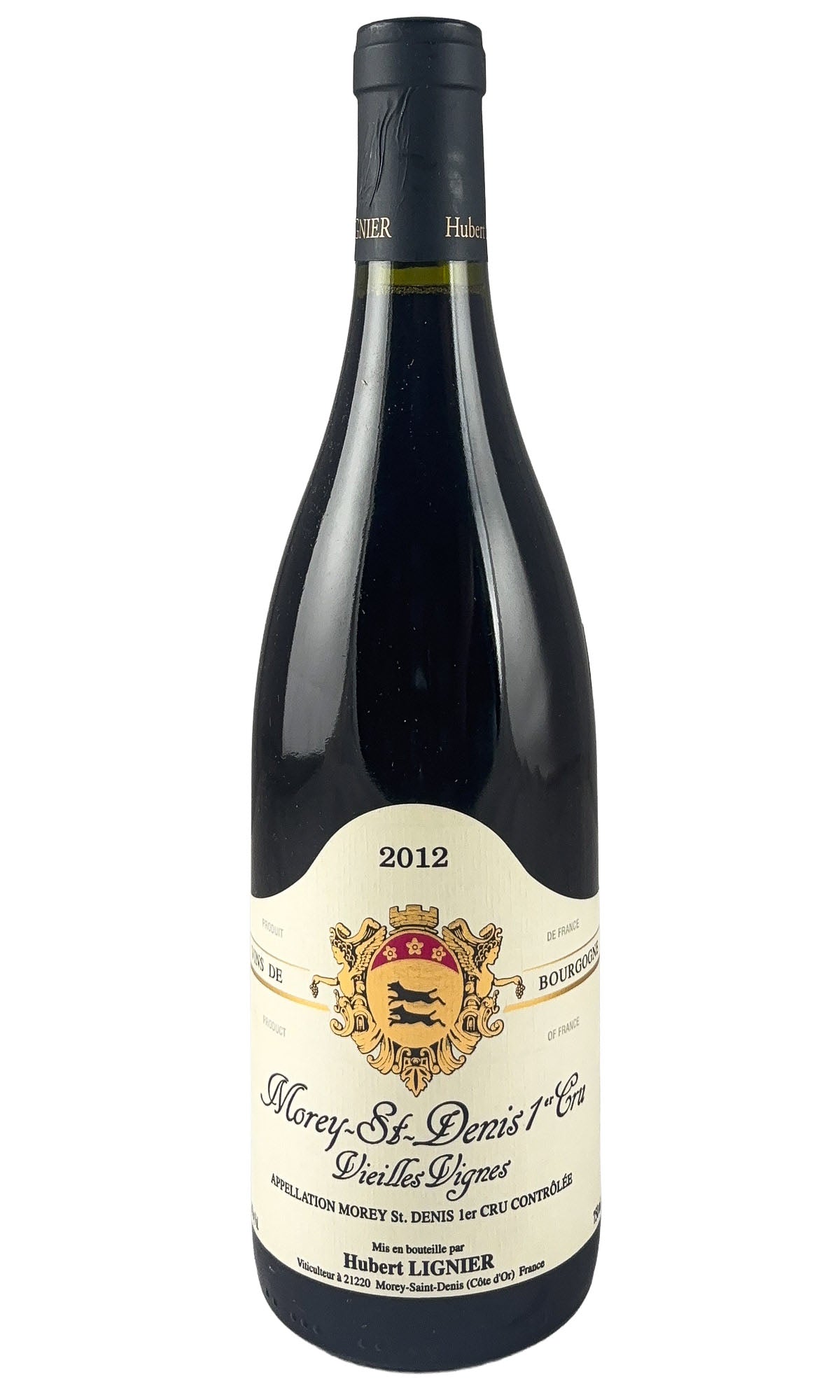 Bottle of Hubert Lignier, Morey-Saint-Denis 1er Cru Vieilles Vignes, 2012 - Red Wine - Flatiron Wines & Spirits - New York