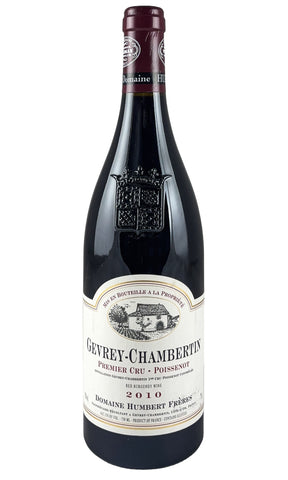 Bottle of Humbert Freres, Gevrey-Chambertin 1er Cru Poissenot, 2010 - Red Wine - Flatiron Wines & Spirits - New York