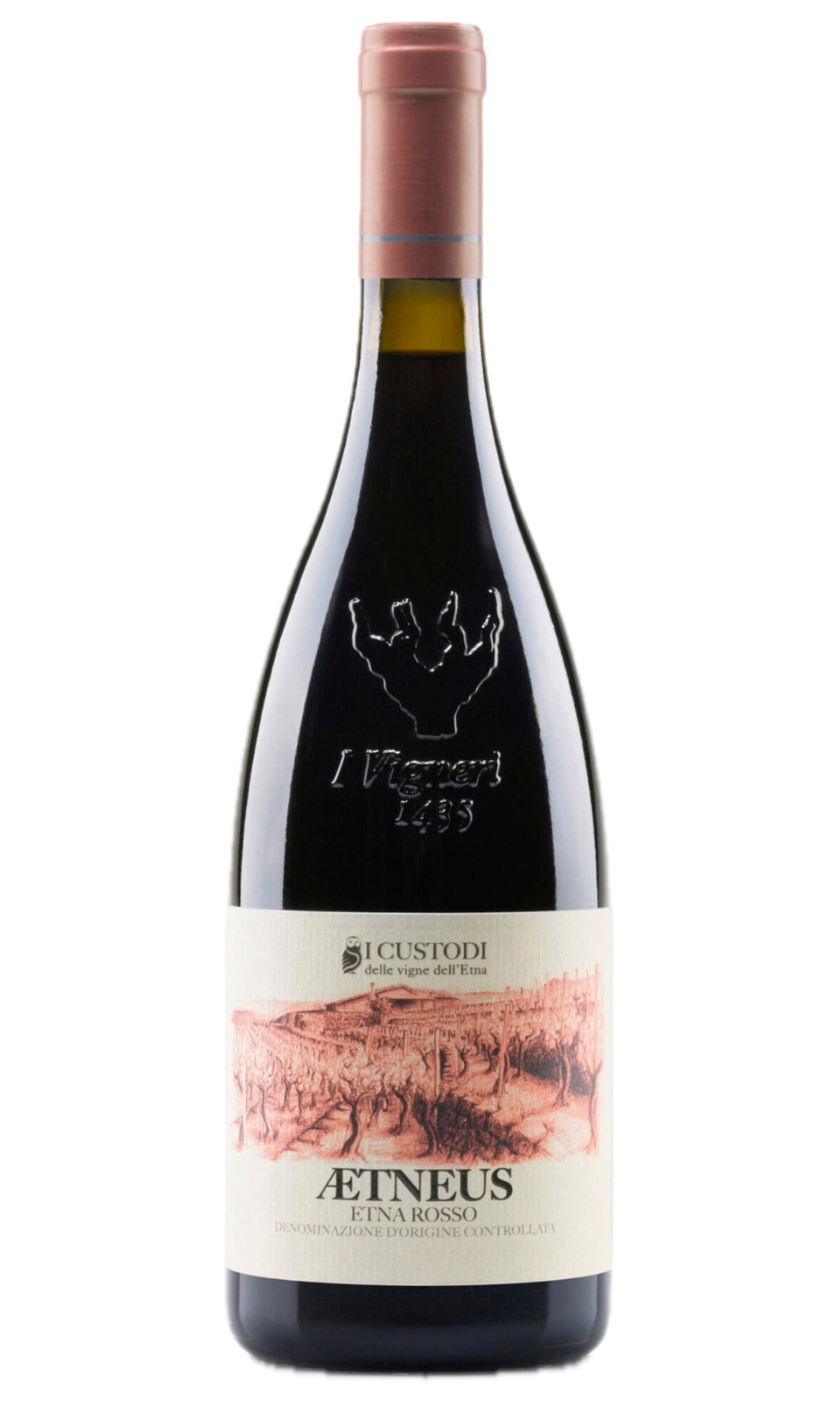 Bottle of I Custodi (Salvo Foti), Etna Rosso 'Aetneus', 2019 - Red Wine - Flatiron Wines & Spirits - New York