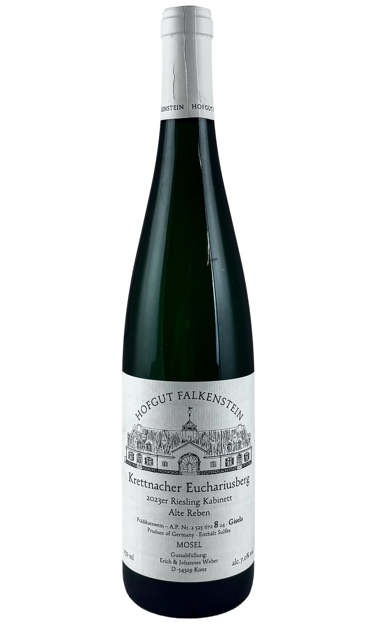 Hofgut Falkenstein, Riesling Kabinett Krettnacher Euchariusberg Alte Reben AP #8, 2023