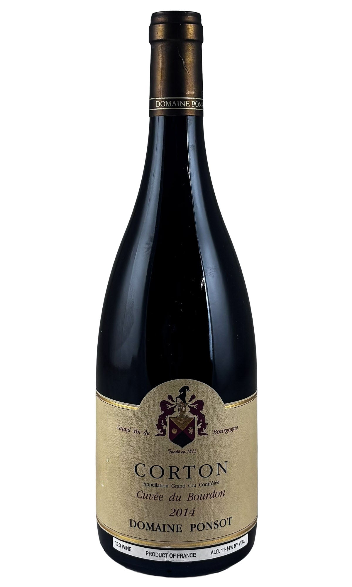 Domaine Ponsot, Corton Grand Cru Cuvee du Bourdon', 2014