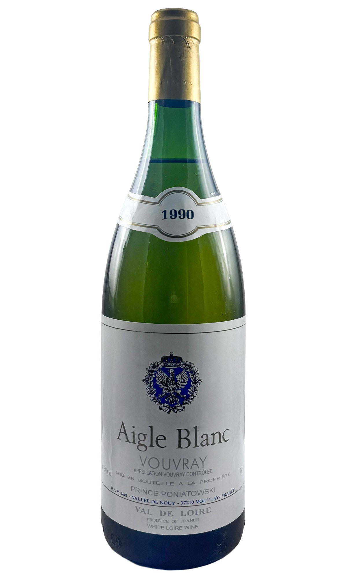 Prince Poniatowski, Vouvray Aigle Blanc, 1990