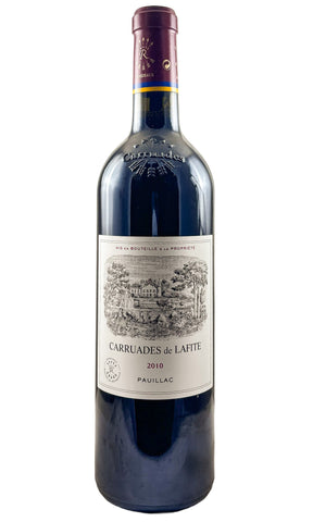 Bottle of Carruades de Lafite Rothschild, Pauillac, 2010 - Red Wine - Flatiron Wines & Spirits - New York