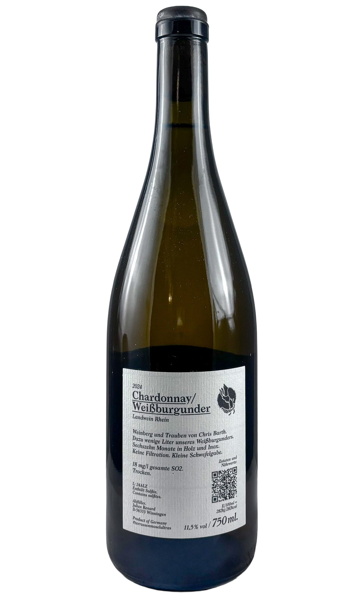 Bottle of Julien Renard, Mosel Chardonnay/Weissburgunder, 2024 - White Wine - Flatiron Wines & Spirits - New York