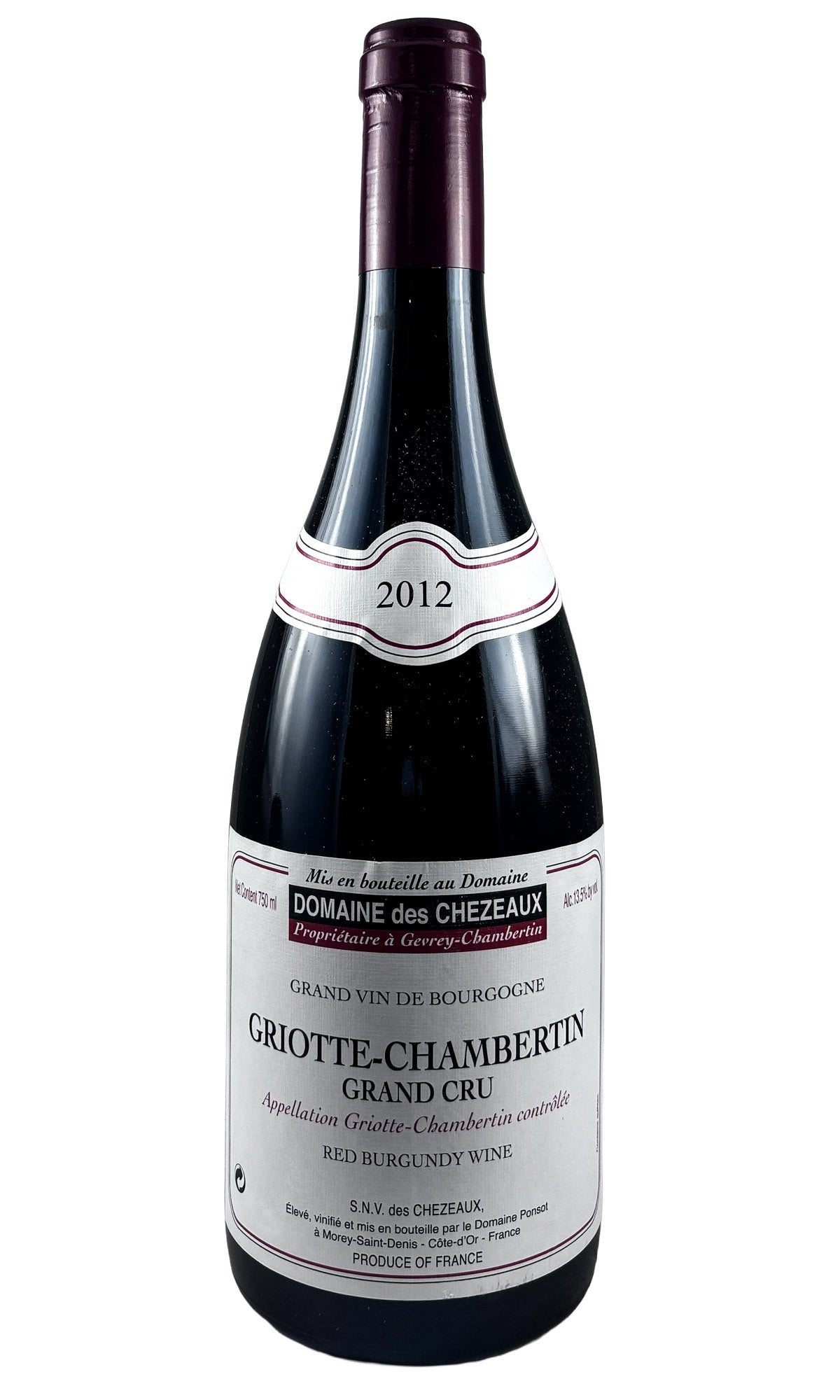Domaine des Chezeaux, Griottes Chambertin, 2012