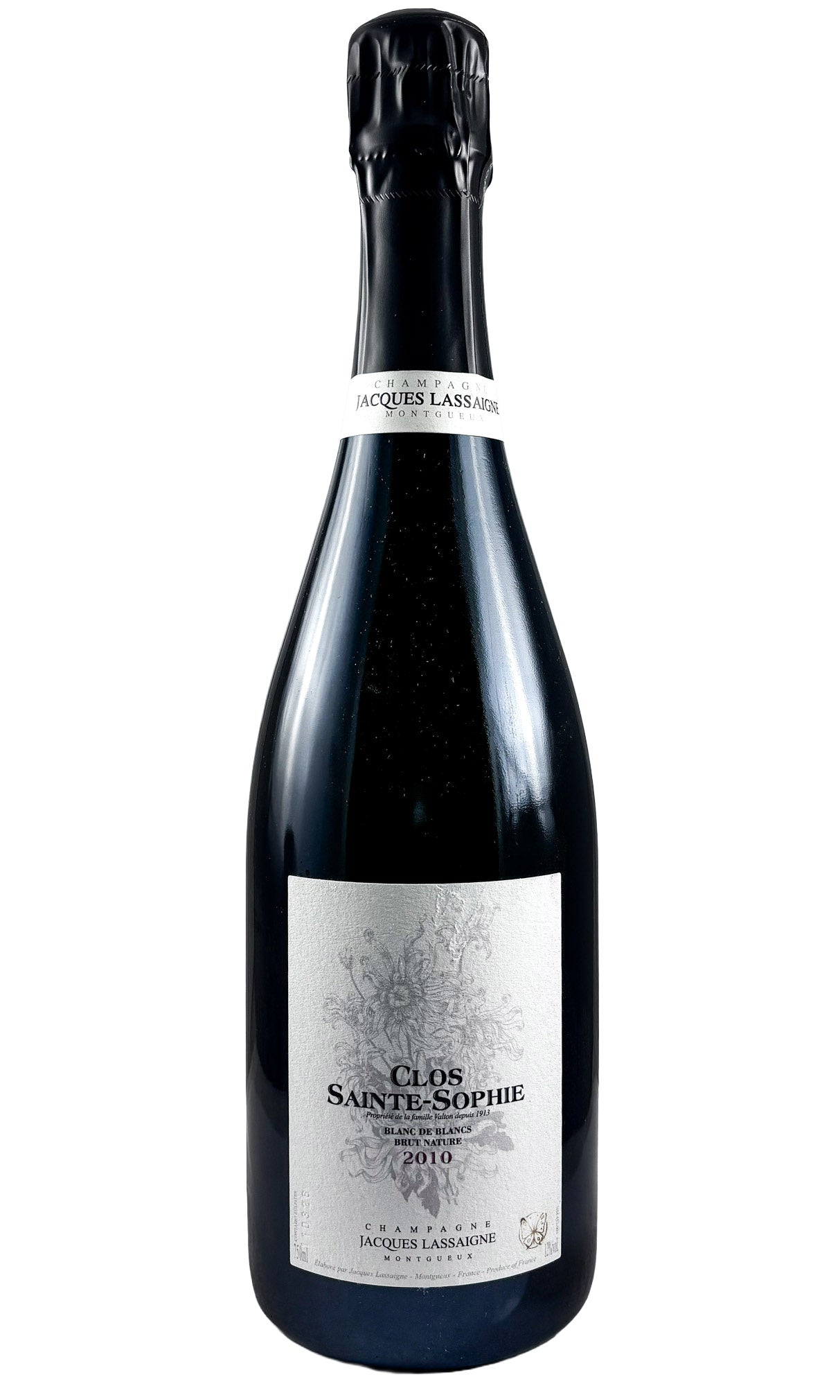 Bottle of Jacques Lassaigne, Champagne Clos Sainte Sophie Blanc de Blancs Brut Nature, 2010 - Sparkling Wine - Flatiron Wines & Spirits - New York